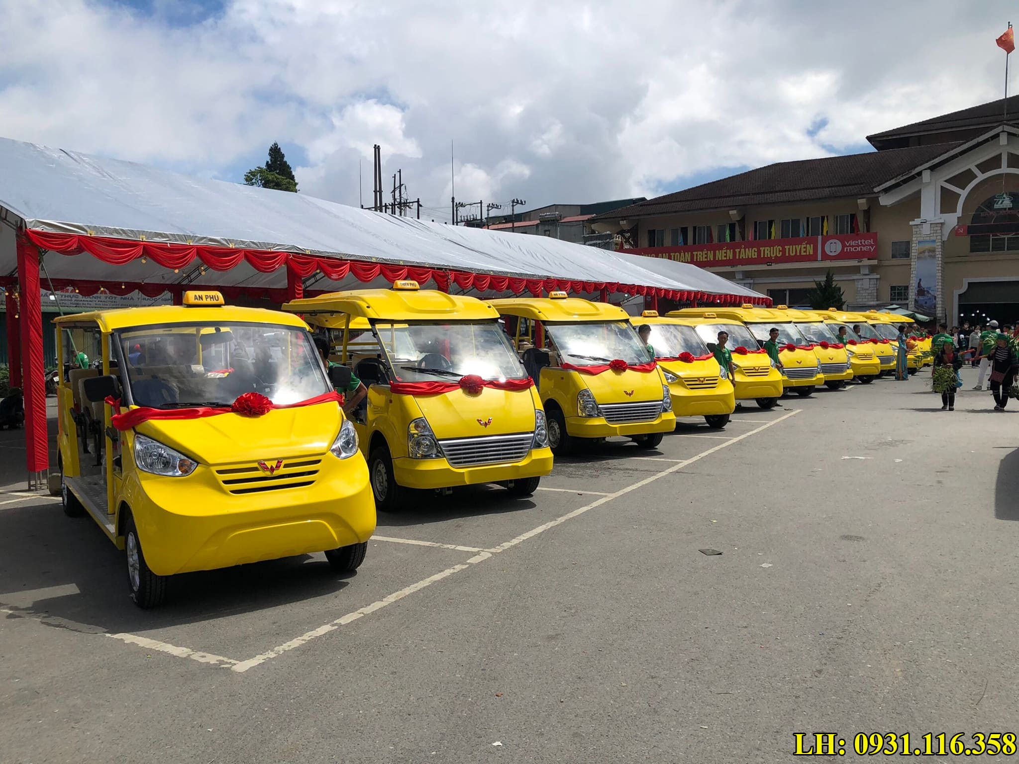 xe điện chở khách du lịch 11 chỗ cũ