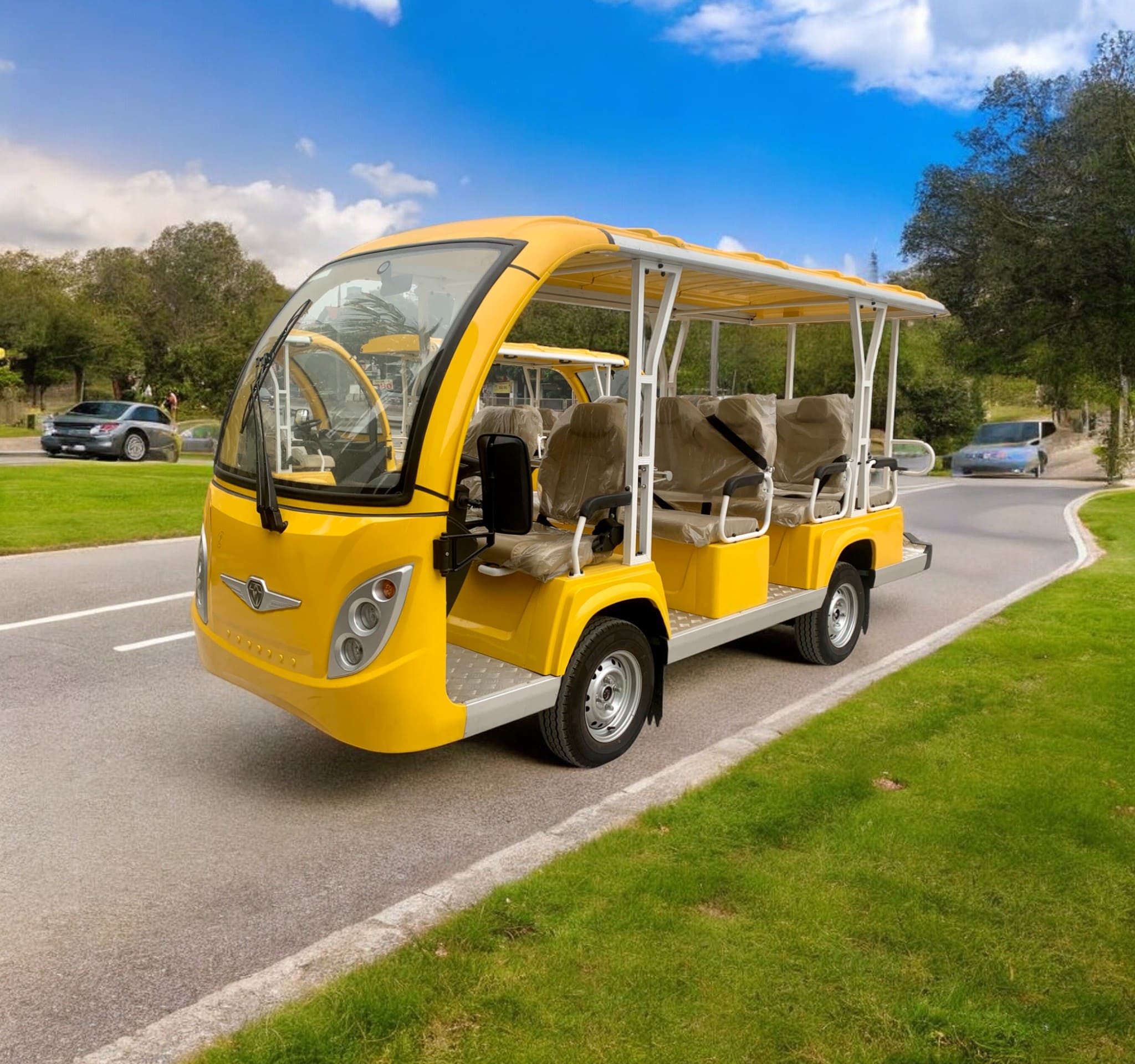 xe điện chở khách du lịch 11 chỗ