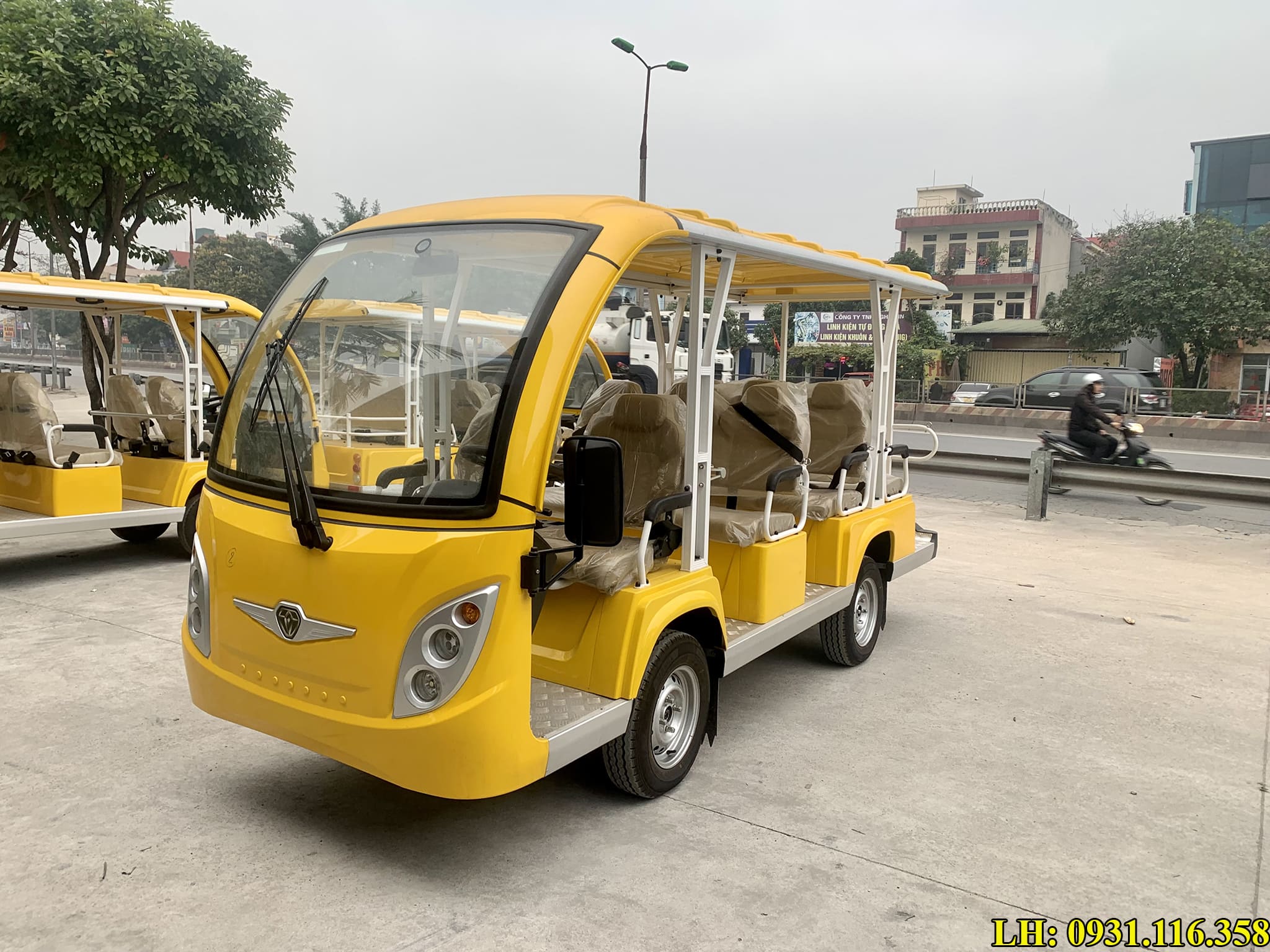xe điện chở khách du lịch 11 chỗ zycar