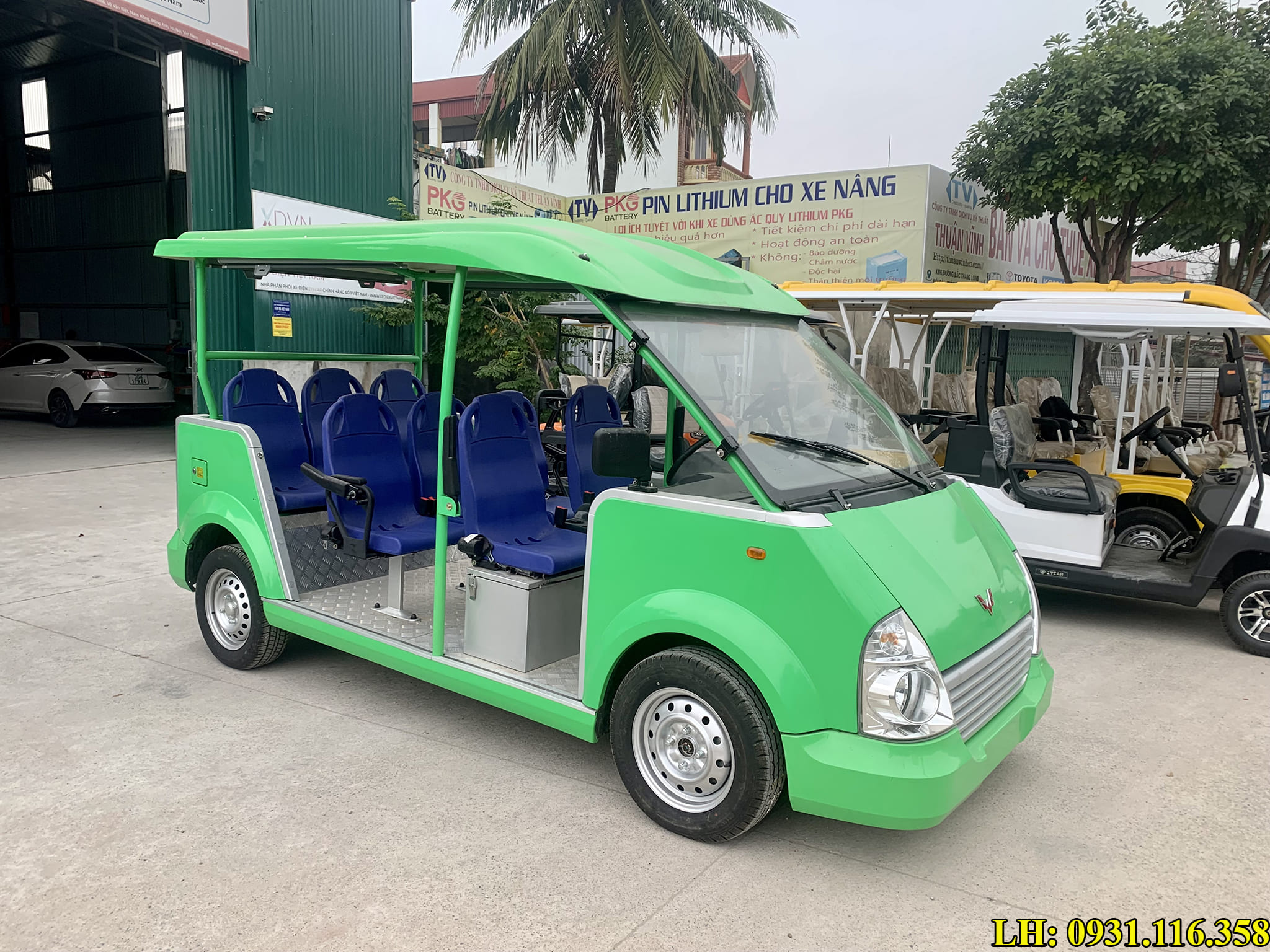 xe điện chở khách du lịch 8 chỗ Wuling