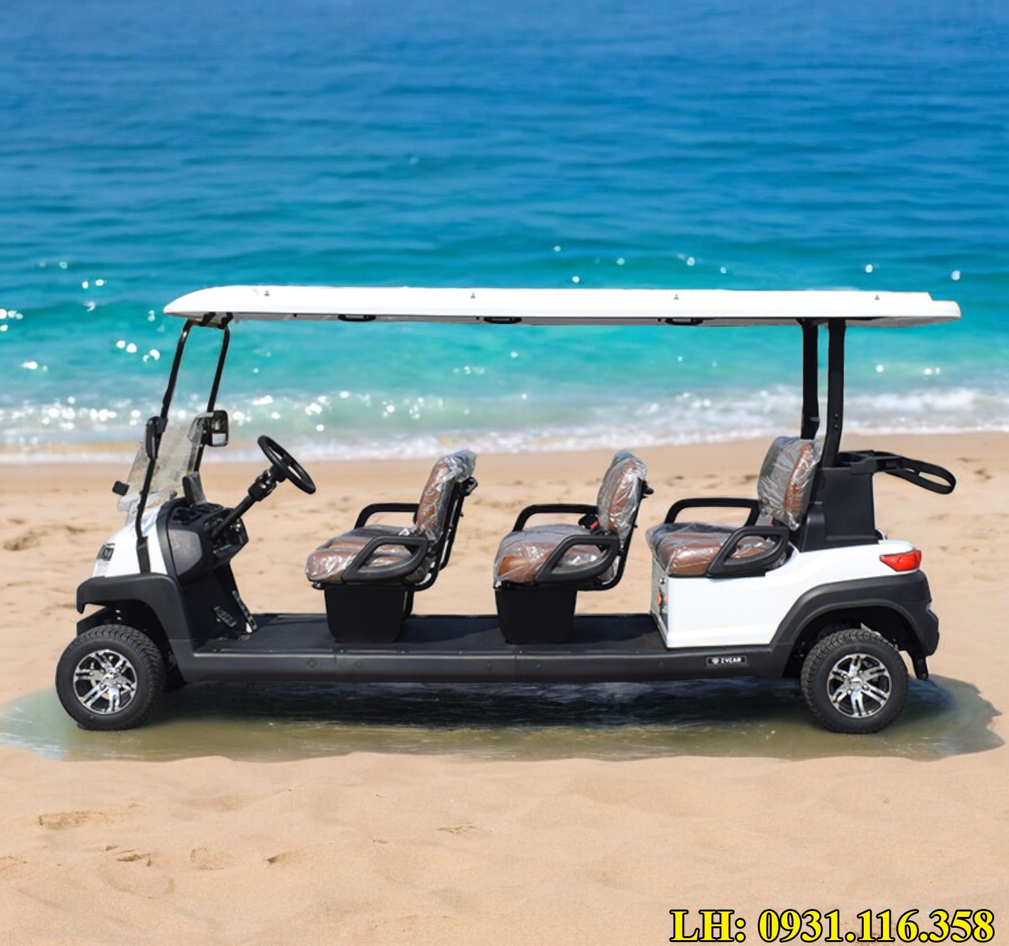 xe điện sân golf 6 chỗ cũ