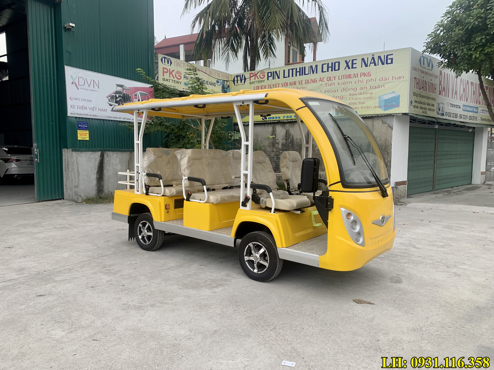 xe ô tô điện du lịch 8 chỗ