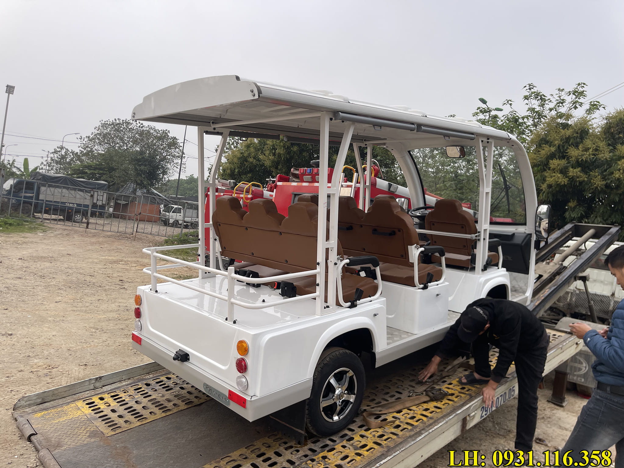 xe điện du lịch 8 chỗ cũ thanh lý