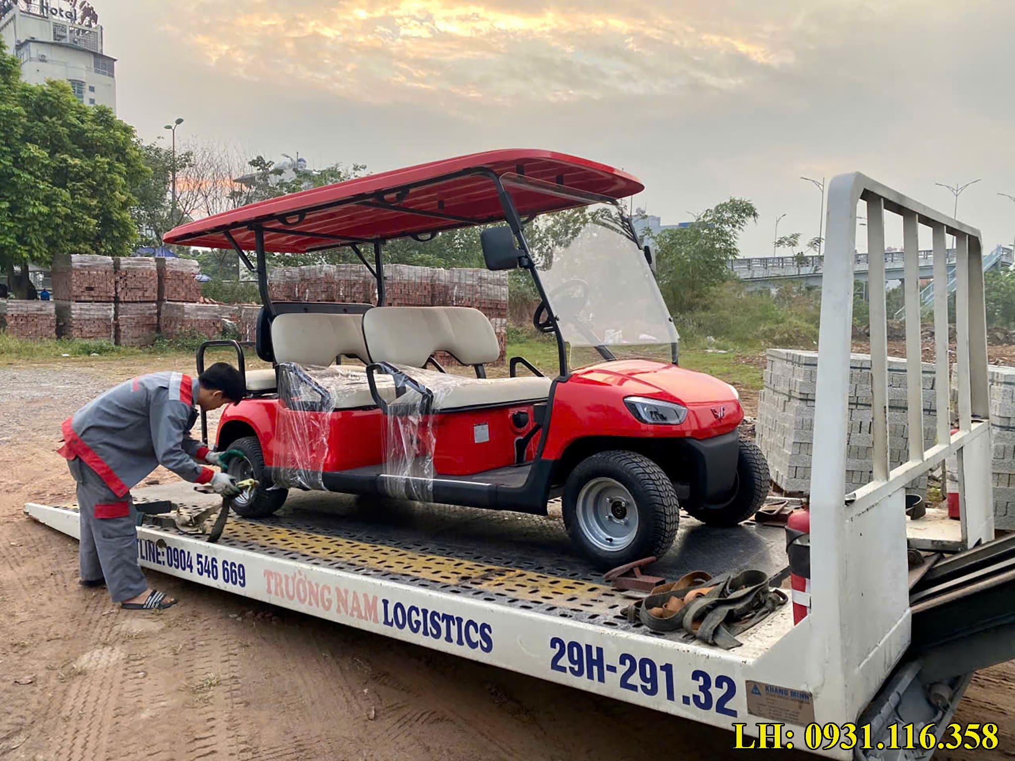 cho thuê xe điện sân golf 6 chỗ