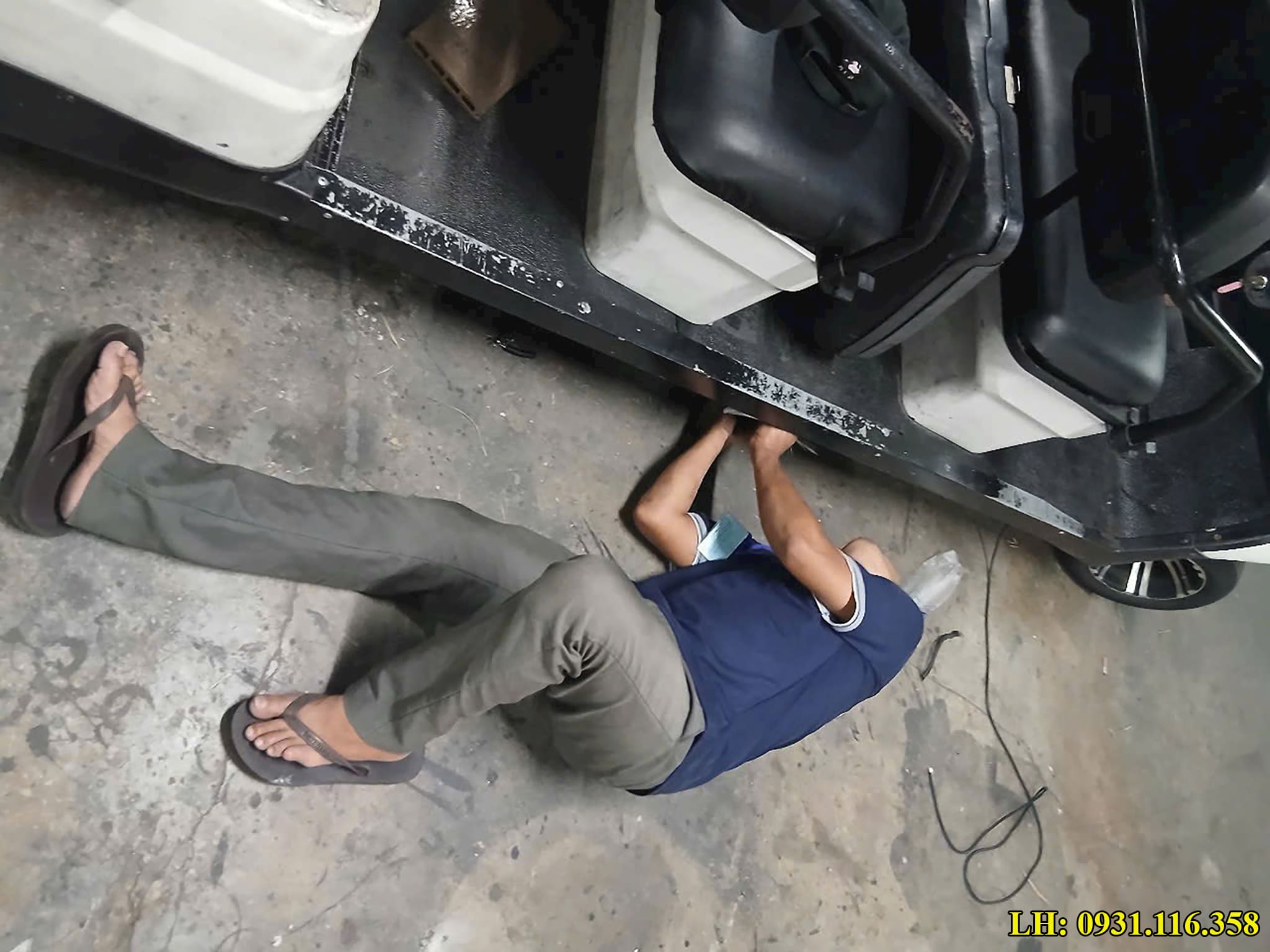 sửa chữa xe điện sân golf