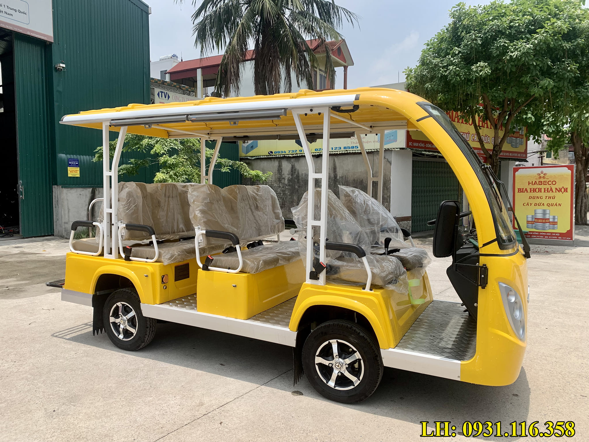 xe điện chở khách du lịch 8+3