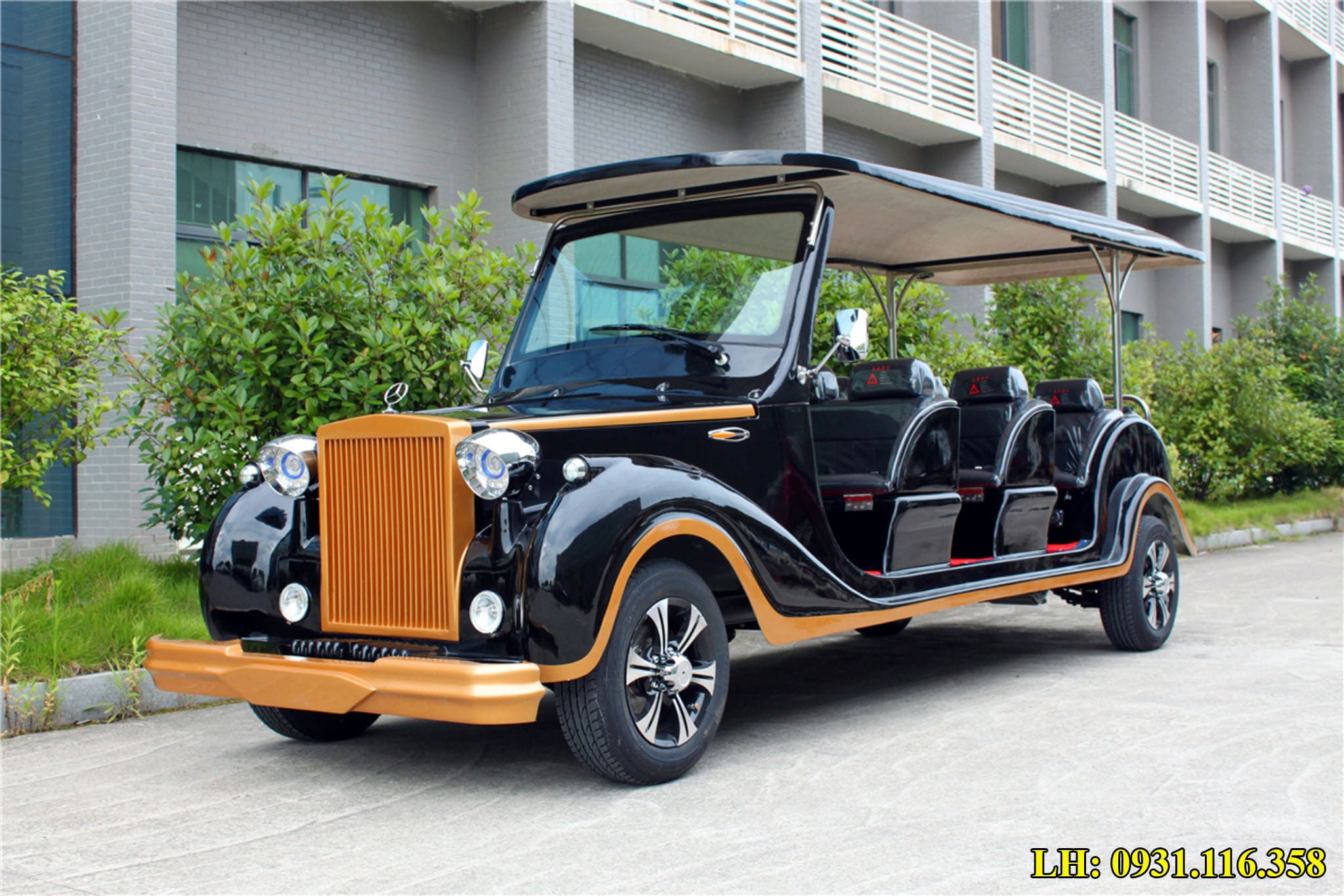 xe điện dáng cổ 11 chỗ