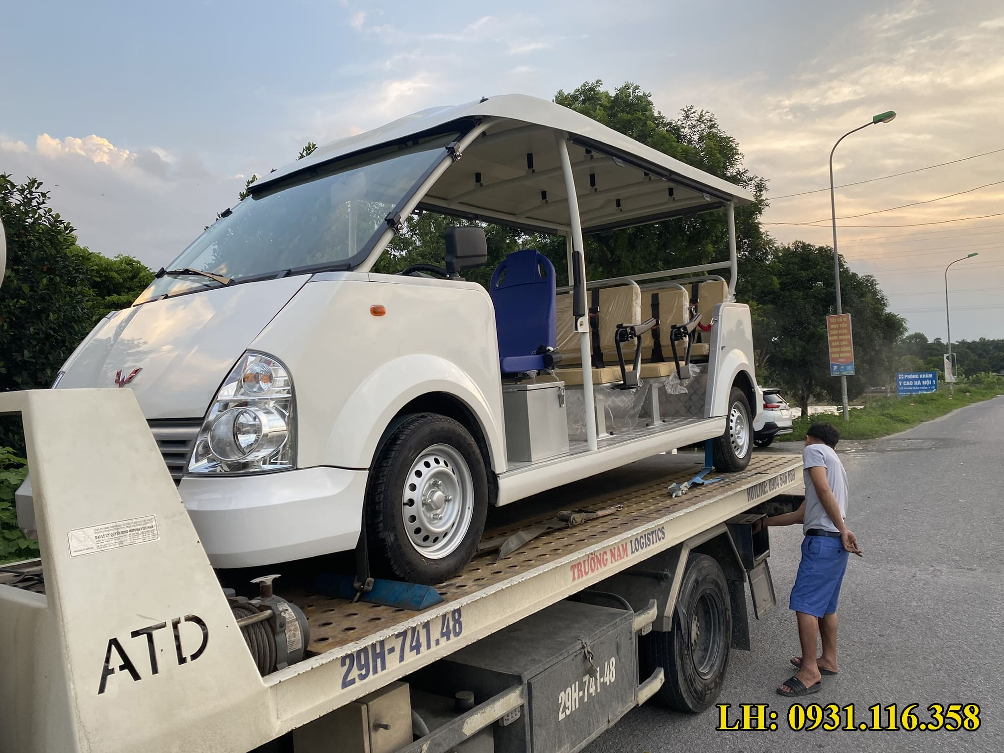 xe điện chở khách du lịch 8 chỗ cũ