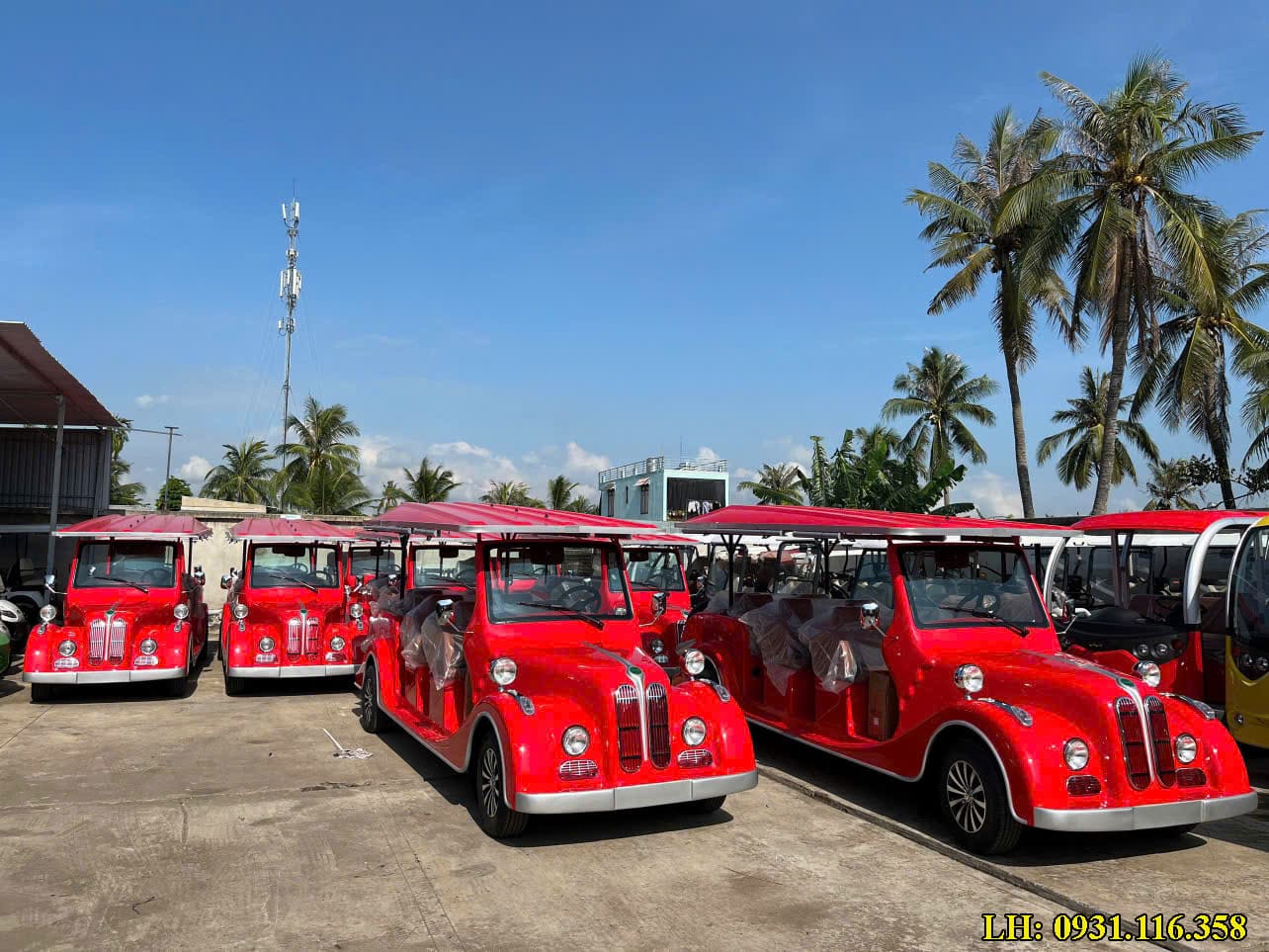 xe điện dáng cổ LVTONG