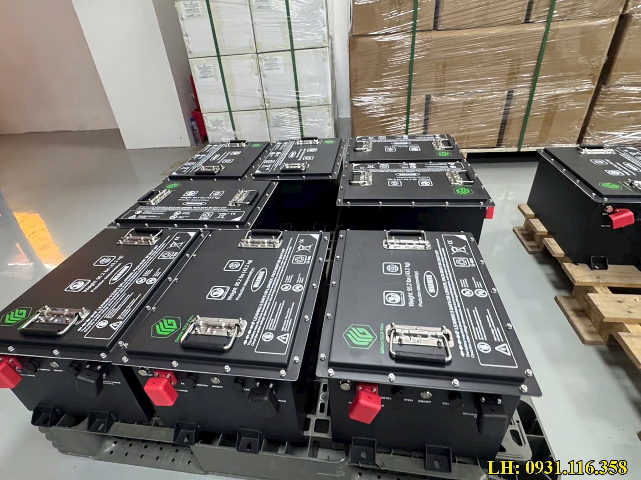 Pin lithium 48V-170Ah