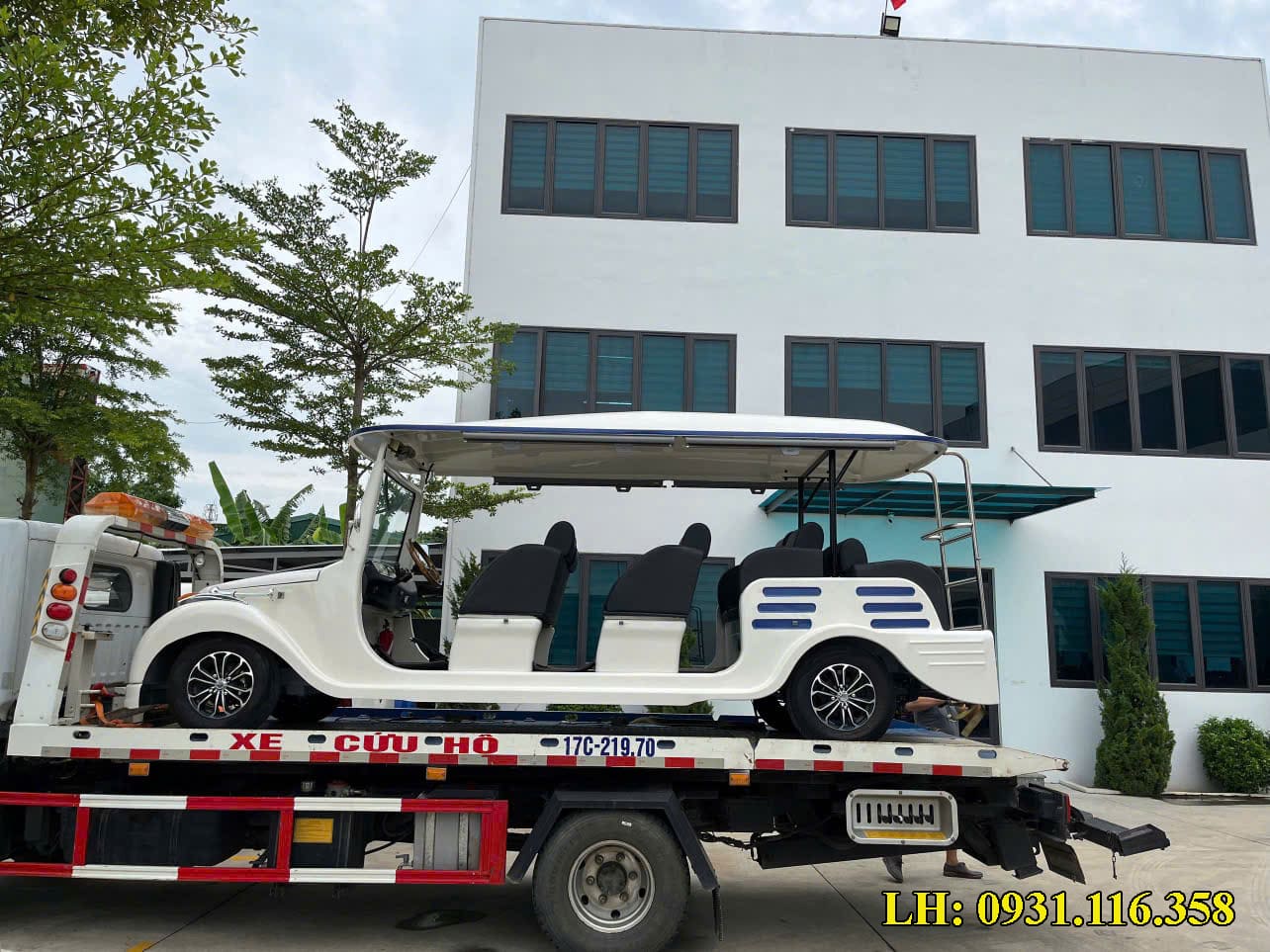 xe điện du lịch kiểu dáng cổ