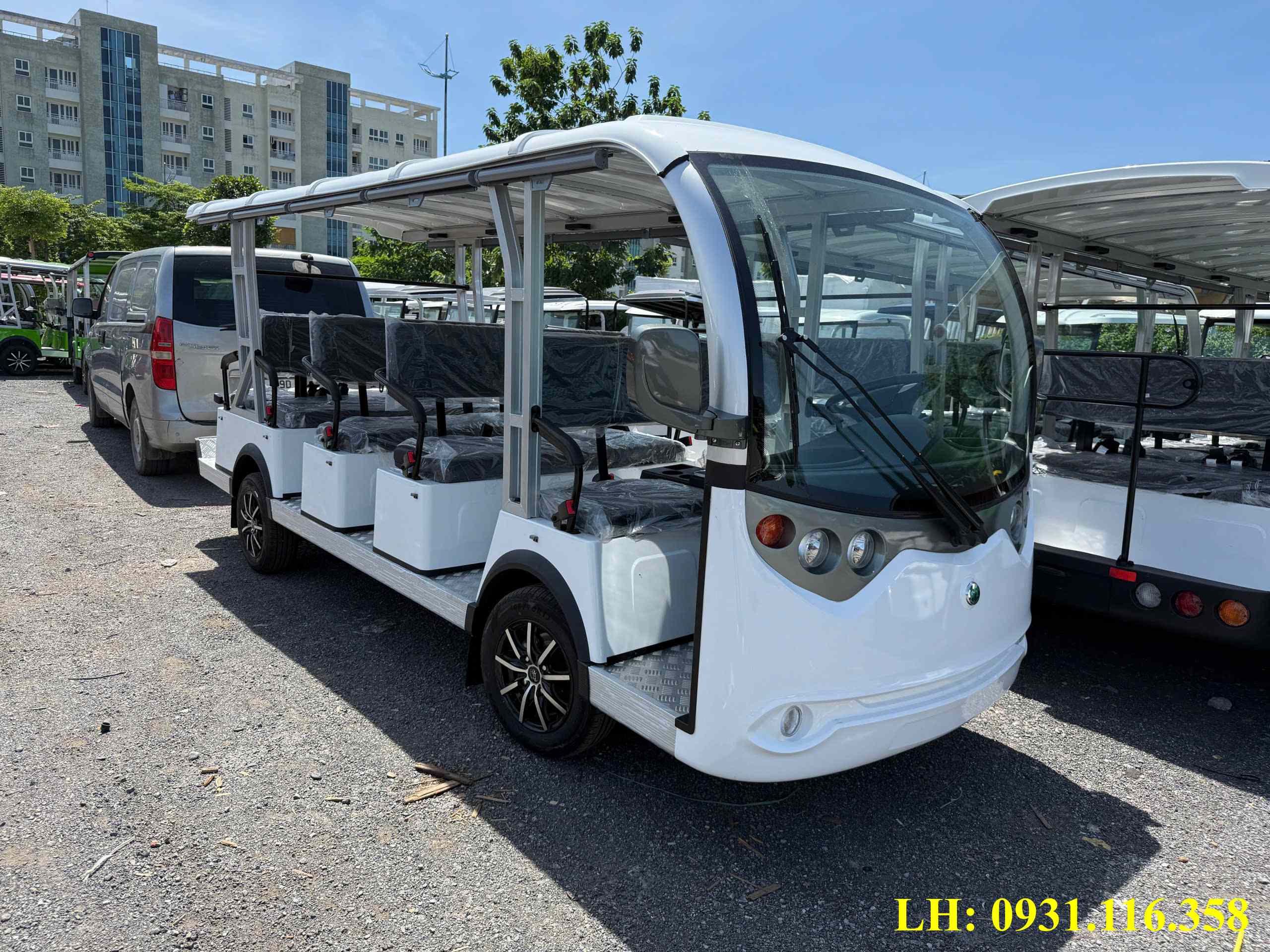 xe điện dạng bus LVTONG 14 chỗ