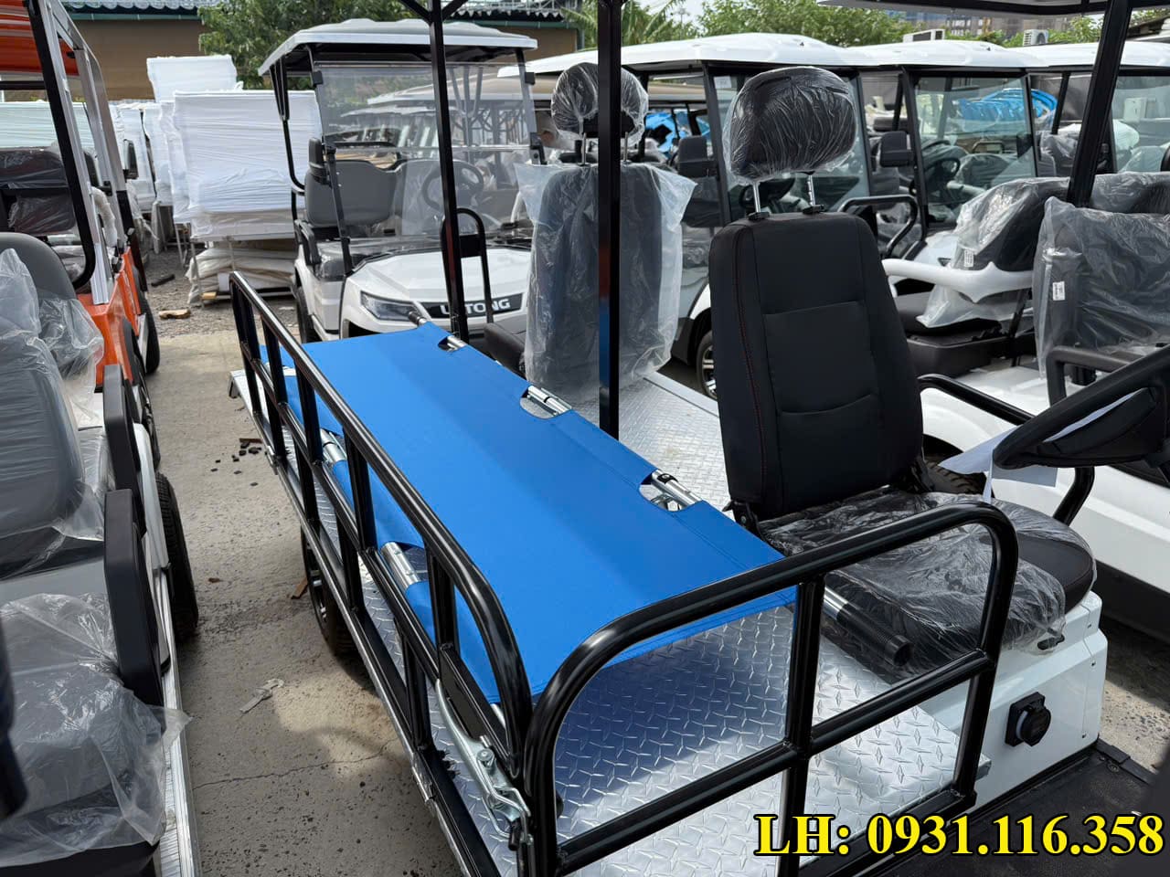 Cáng xe điện chở bệnh nhân