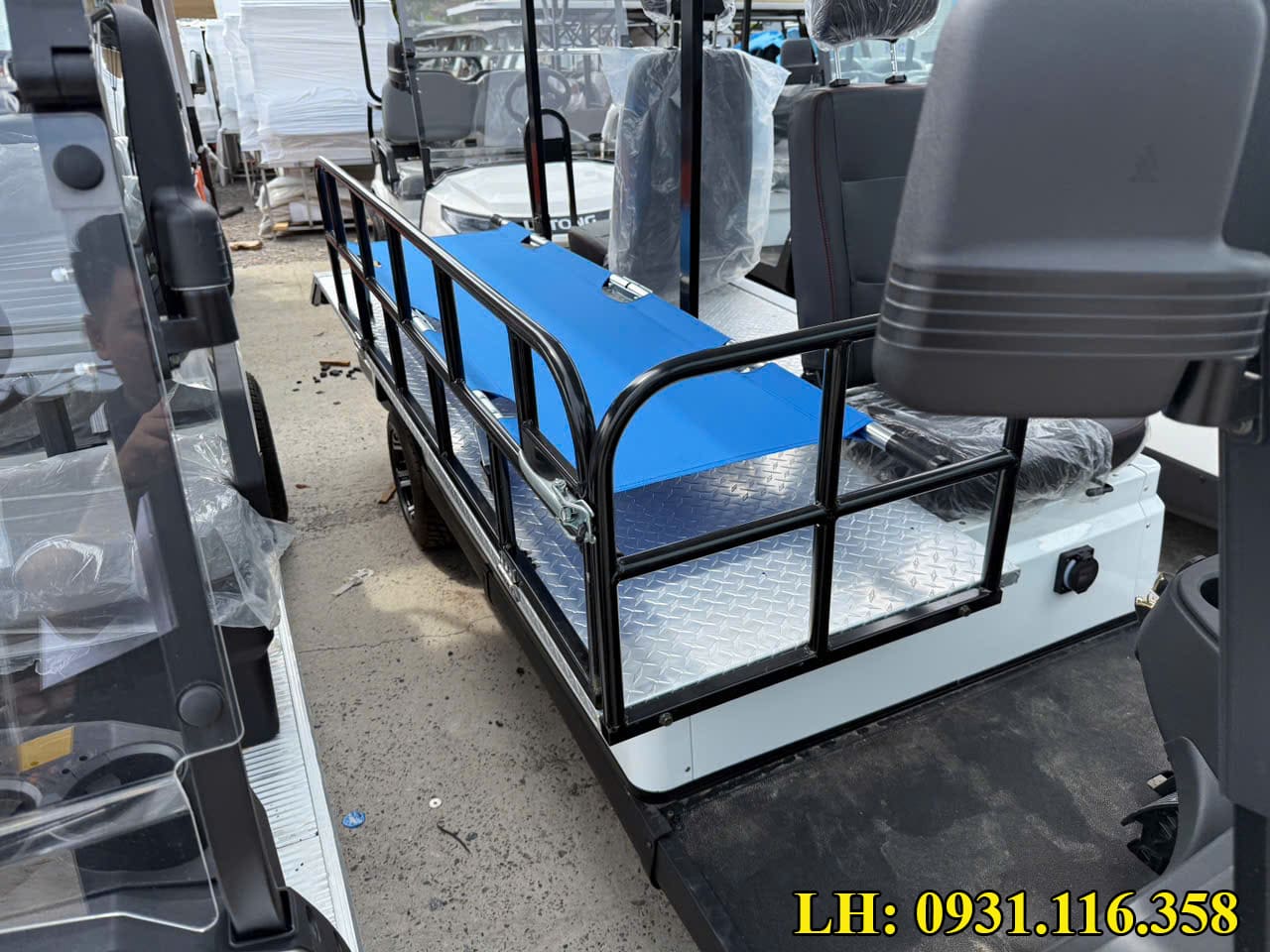 xe điện trong bệnh viện